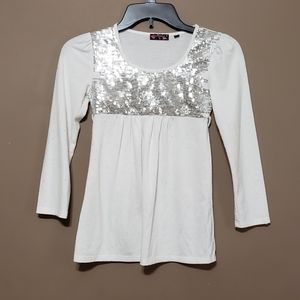 Sequin long sleeve